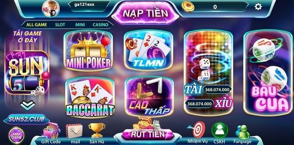 Game Bài Sun52: Trải Nghiệm Giải Trí Đỉnh Cao Cho Người Đam Mê